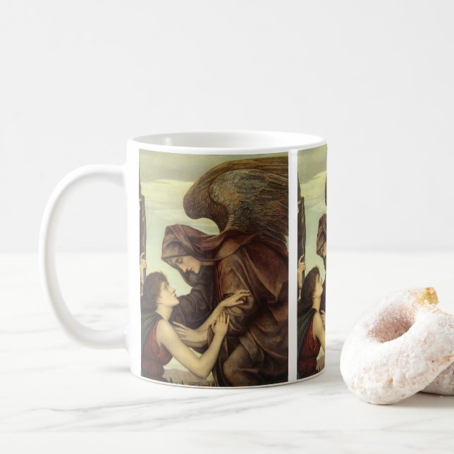 Angel des Todes von Evelyn De Morgan Tasse (Mit Donut)