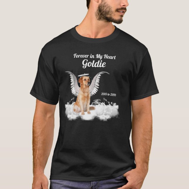 Angel Dog Golden Retriever T-Shirt (Vorderseite)