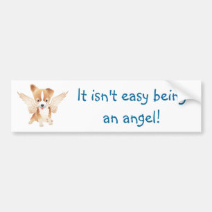 Angel Dog Jack Russell Terrier Gift Autoaufkleber