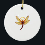 Angel Dragonfly Keramik Ornament<br><div class="desc">Angel Dragonfly</div>