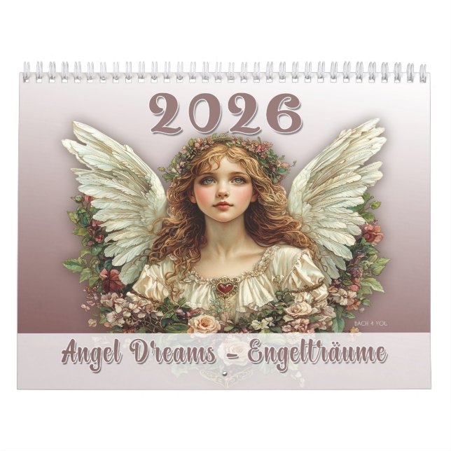 Angel Dreams - Engelträume 2026 Kalender (Titelbild)