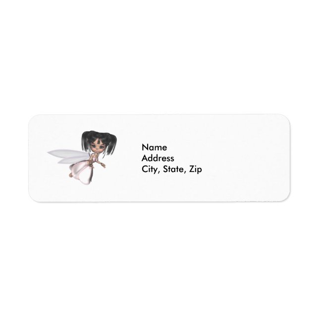 Angel Dreams Fairy Addess Label (Vorne)