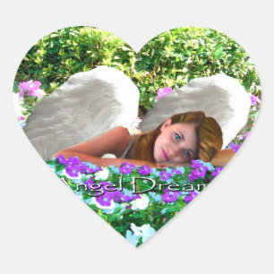 ANGEL DREAMS GARDEN OF DREAMS HEART STICKERS