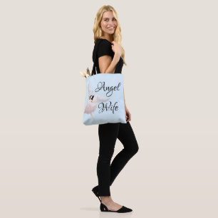 Angel Ehefrau Tote Bag