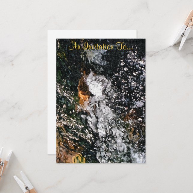 ANGEL EINLADUNG (Vorderseite/Rückseite Beispiel)