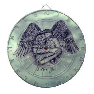 Angel Eros in der Liebe, ich Liebe Sie Dartscheibe