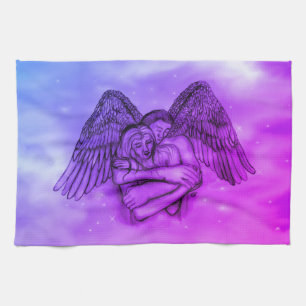 Angel Eros in der Liebe, ich Liebe Sie Geschirrtuch