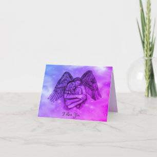 Angel Eros in der Liebe, ich Liebe Sie Karte