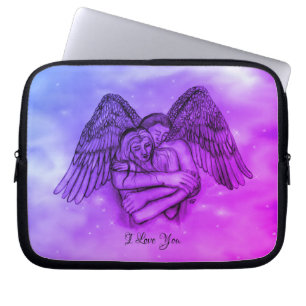 Angel Eros in der Liebe, ich Liebe Sie Laptopschutzhülle
