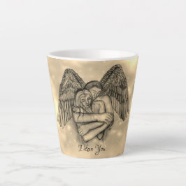 Angel Eros in der Liebe, ich Liebe Sie Milchtasse