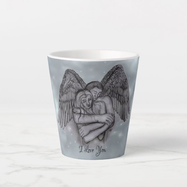 Angel Eros in der Liebe, ich Liebe Sie Milchtasse (Vorderseite)