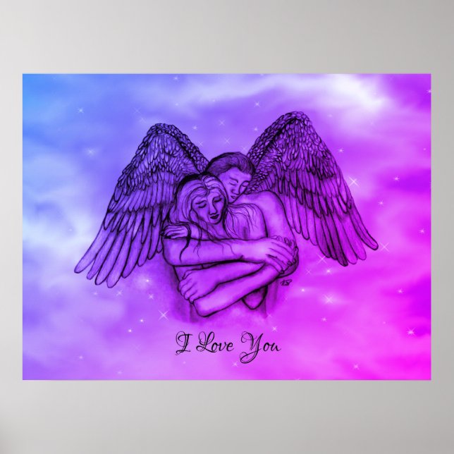 Angel Eros in der Liebe, ich Liebe Sie Poster (Vorne)
