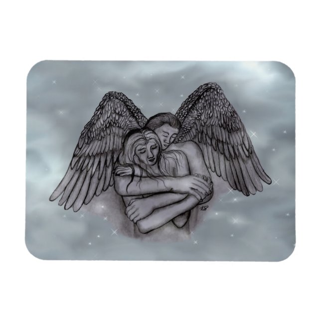 Angel Eros in der Liebe Magnet (Horizontal)