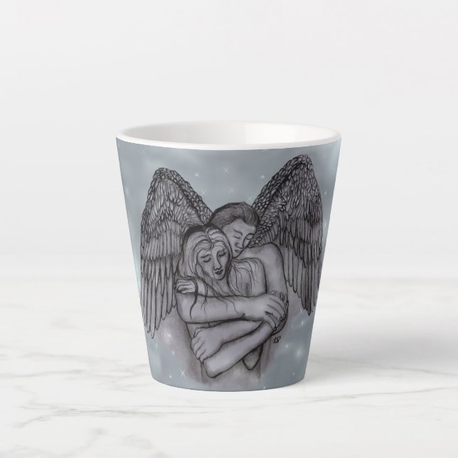Angel Eros in der Liebe Milchtasse (Vorderseite)