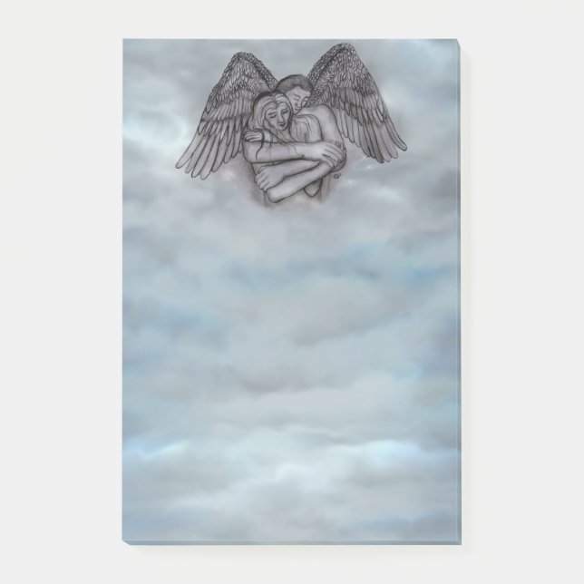 Angel Eros in der Liebe Post-it Klebezettel (Vorderseite)