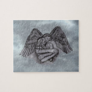 Angel Eros in der Liebe Puzzle