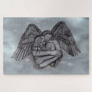 Angel Eros in der Liebe Puzzle