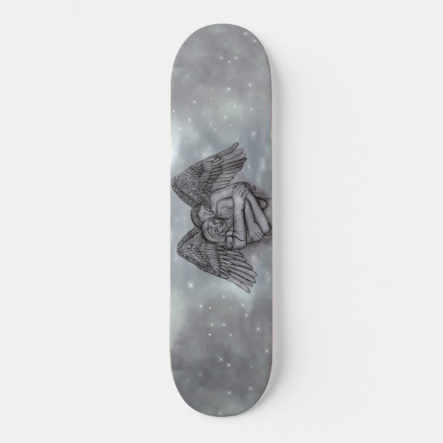Angel Eros in der Liebe Skateboard (Vorderseite)