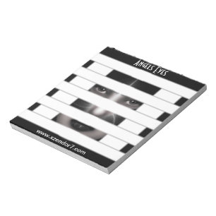 Angel Eyes Fraktal Art Notepad Notizblock