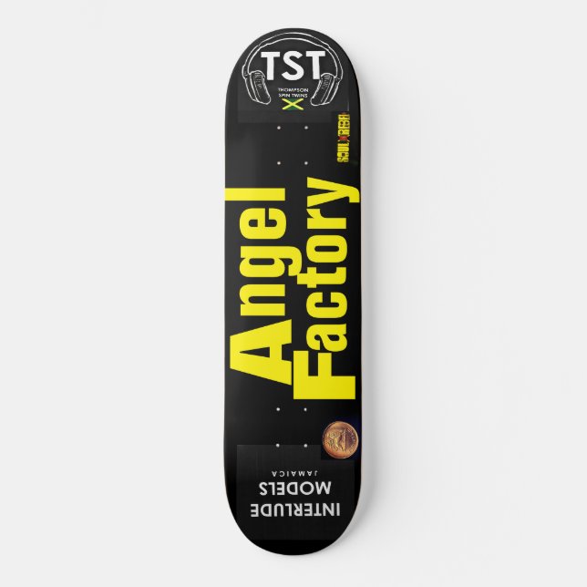ANGEL FACTORY 8 1/4" Skateboard Deck (Vorderseite)