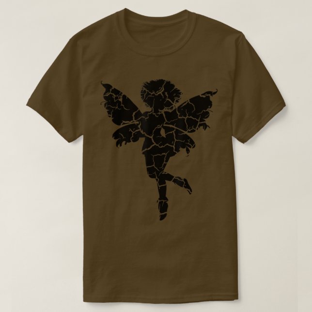 Angel Fairy Trendy Distressed T-Shirt (Design vorne)