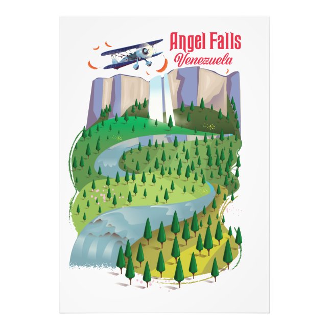Angel Falls Venezuela Fotodruck (Vorne)