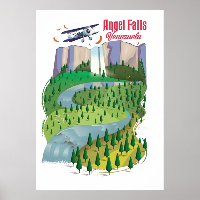 Angel Falls Venezuela Poster (Vorne)