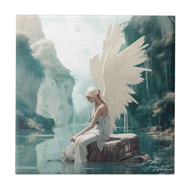 Angel Fantasy Art Fliese (Vorderseite)