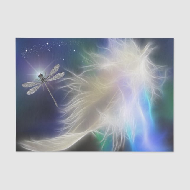 Angel Feather und Dragonfly 2 Seidenpapier (Vorderseite)