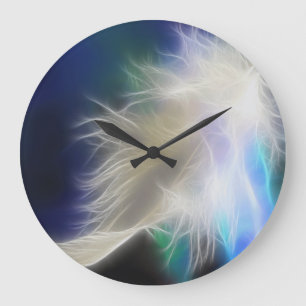 Angel Feather Wall Clock Große Wanduhr