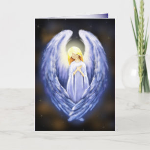 Angel Feiertagskarte