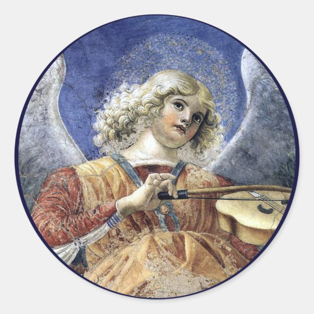 Angel Fine Art Renaissance Sticker (Vorderseite)