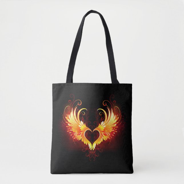 Angel Fire Heart with Wings (Vorderseite)