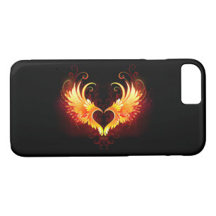 Angel Fire Heart with Wings Case-Mate iPhone Hülle