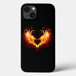 Angel Fire Heart with Wings Case-Mate iPhone Hülle