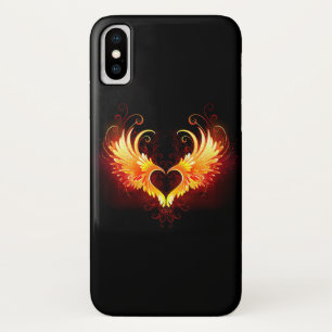 Angel Fire Heart with Wings Case-Mate iPhone Hülle