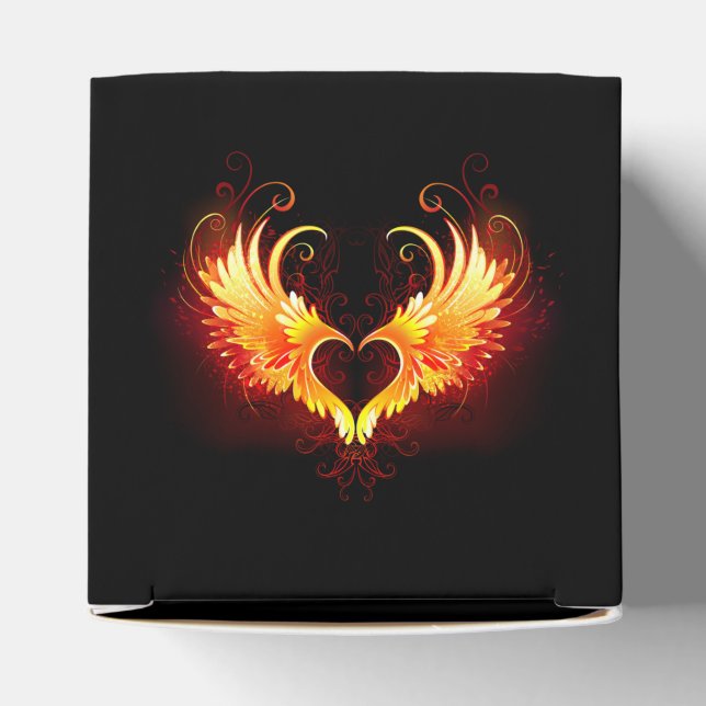 Angel Fire Heart with Wings Geschenkschachtel (Oben)