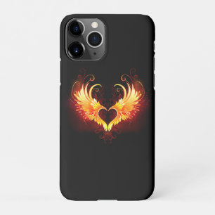 Angel Fire Heart with Wings iPhone 11Pro Hülle