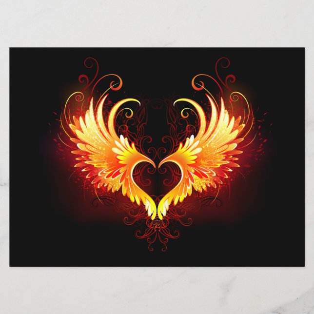 Angel Fire Heart with Wings Programm (Vorderseite)