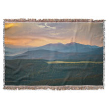 Angel Fire Sunset Throw Blanket