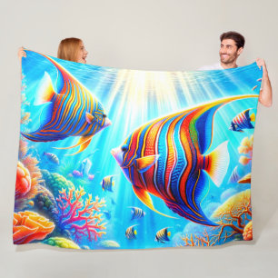 Angel Fish Fleecedecke