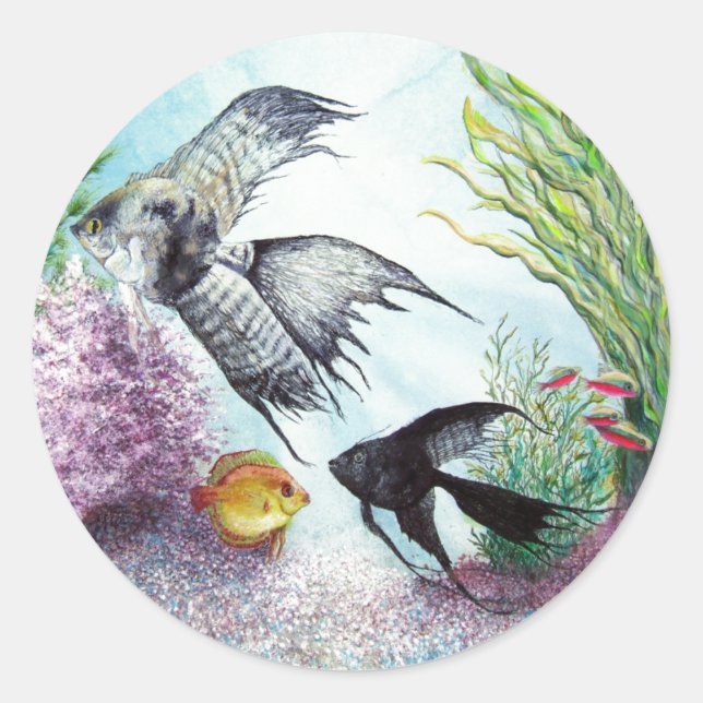 Angel Fish Sticker (Vorderseite)