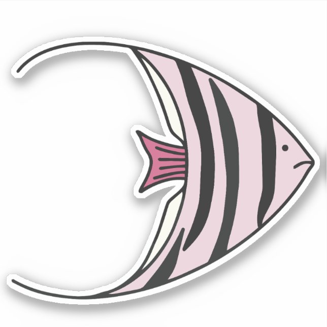 Angel Fish Sticker (Vorderseite)