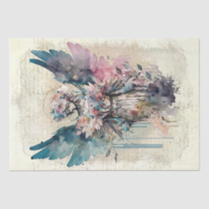 Angel Floral Watercolor Seidenpapier