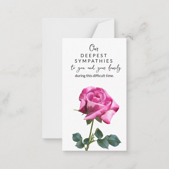 Angel-Floristenkarte im Gedächtnis des Beileids Mitteilungskarte (Vorderseite)