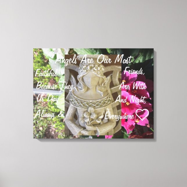 Angel Friends Canvas Print Leinwanddruck (Vorderseite)