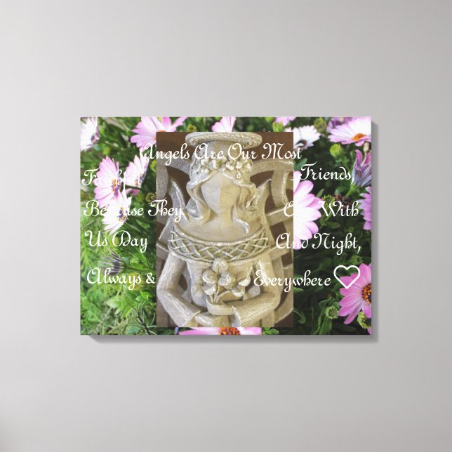 Angel Friends Canvas Print Leinwanddruck (Vorderseite)