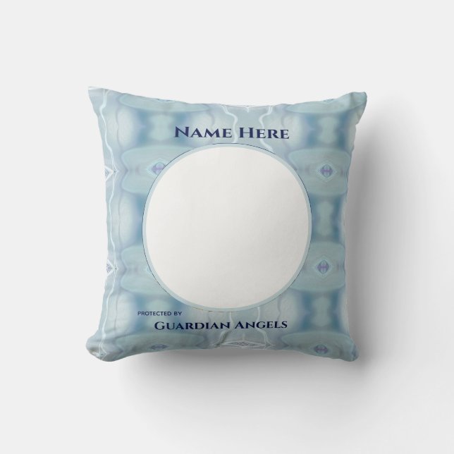 Angel für benutzerdefinierten Add Name Guardian Kissen (Vorderseite)