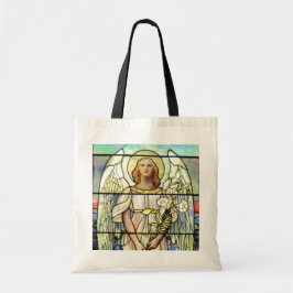 Angel Gabriel Buntglas Tragetasche