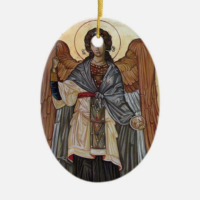 Angel Gabriel Icon Keramikornament (Vorne)